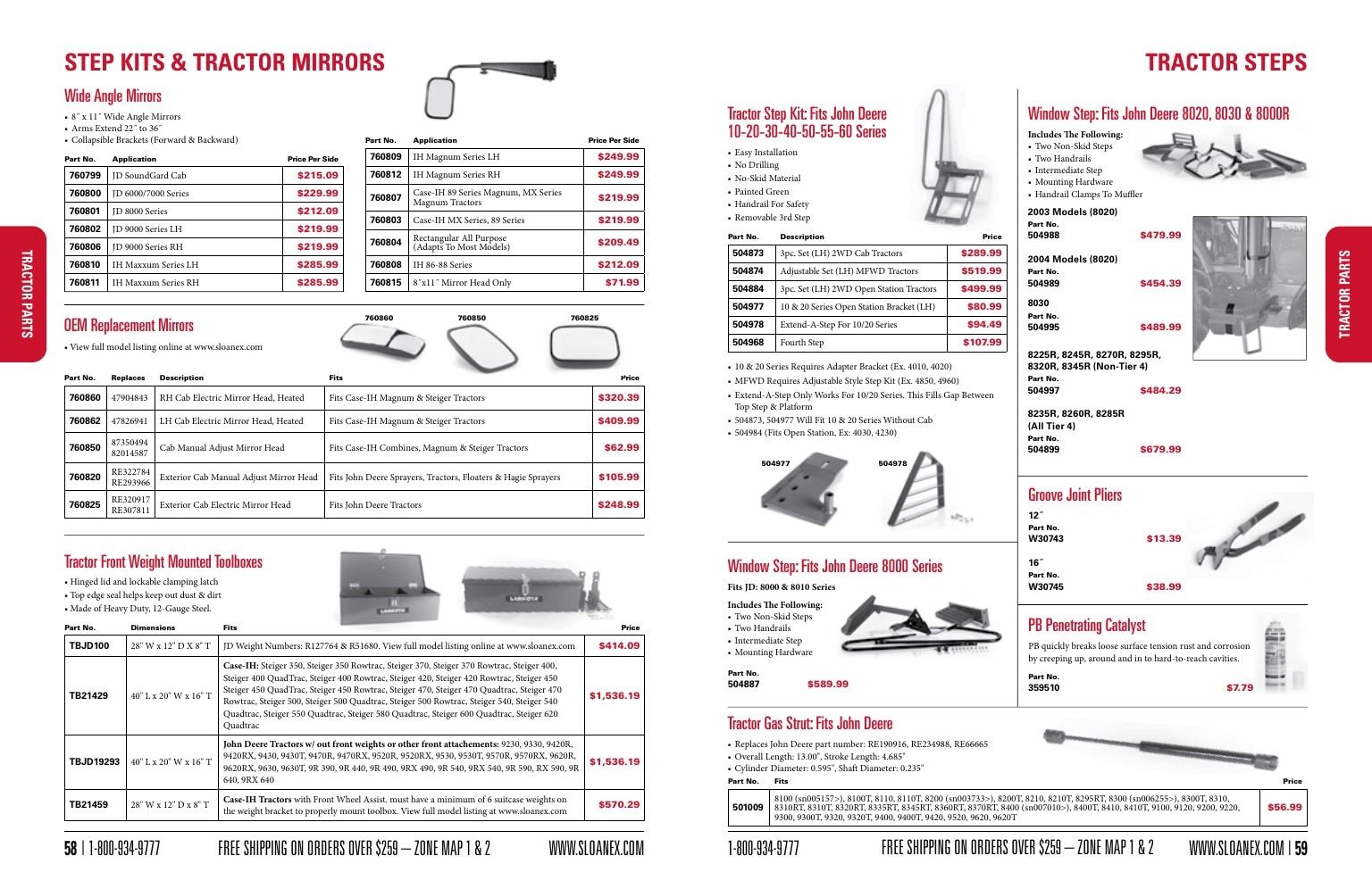 Sloan Express Agricultural Parts Catalog Weekly Ad January 1 - December 31, 2026