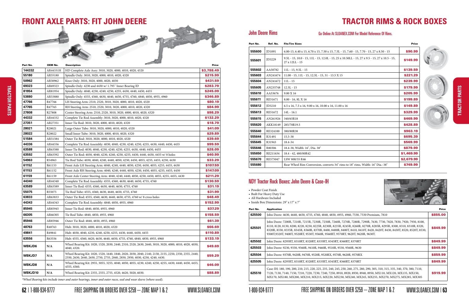 Sloan Express Agricultural Parts Catalog Weekly Ad January 1 - December 31, 2026