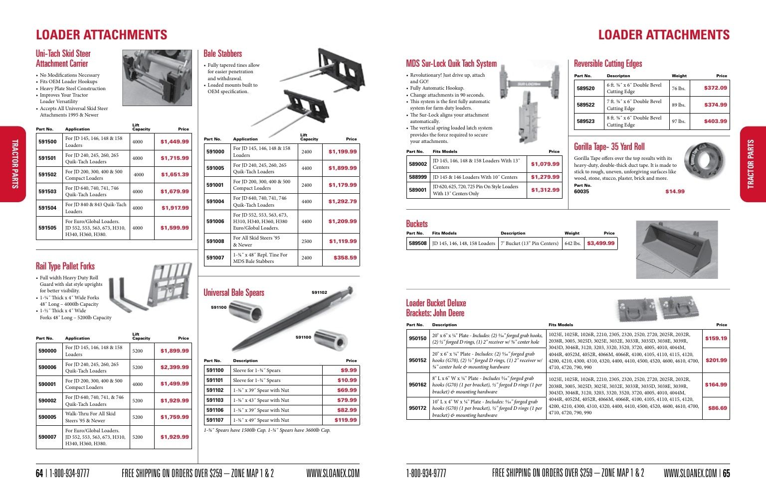 Sloan Express Agricultural Parts Catalog Weekly Ad January 1 - December 31, 2026