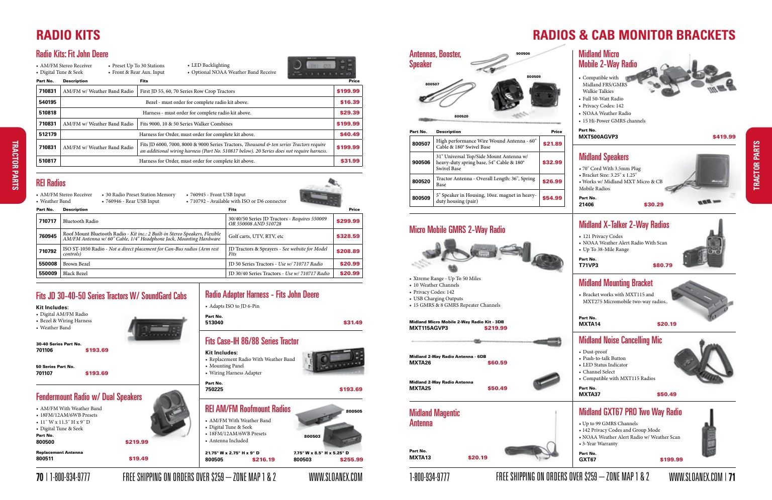 Sloan Express Agricultural Parts Catalog Weekly Ad January 1 - December 31, 2026