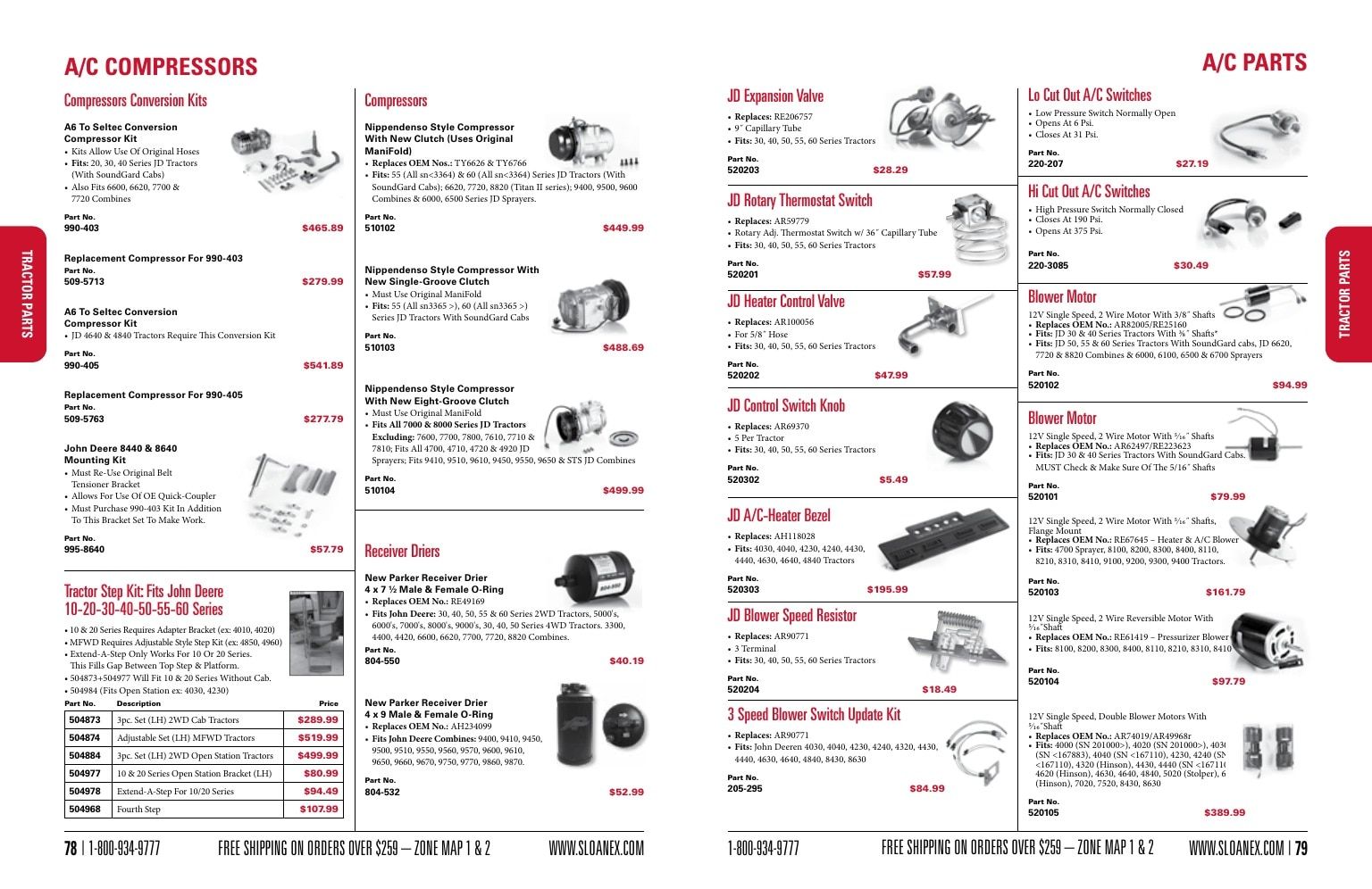 Sloan Express Agricultural Parts Catalog Weekly Ad January 1 - December 31, 2026