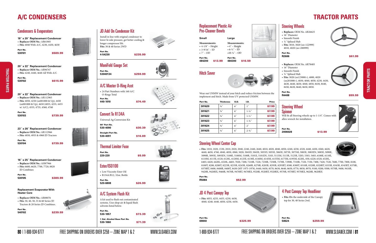 Sloan Express Agricultural Parts Catalog Weekly Ad January 1 - December 31, 2026