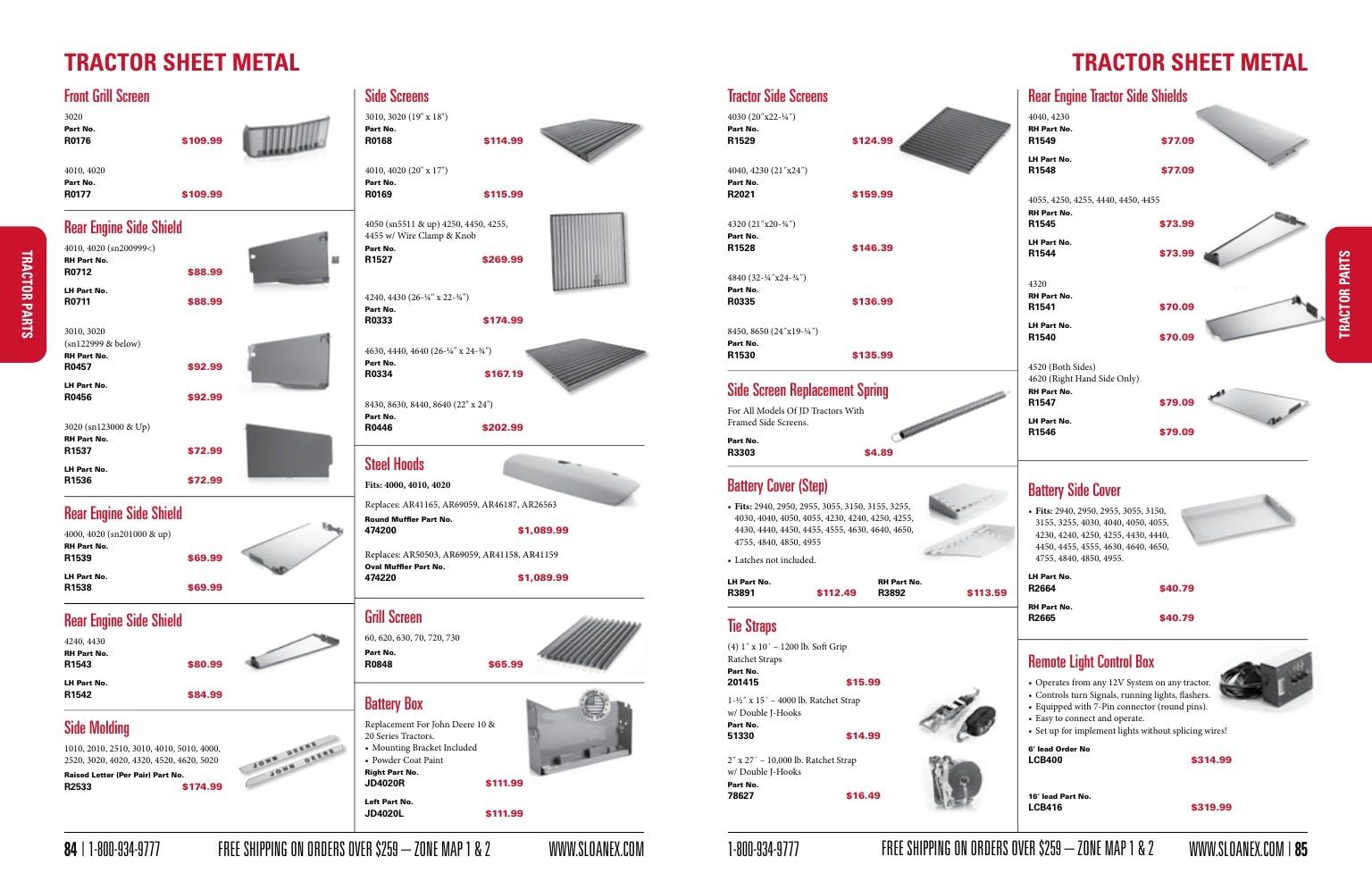 Sloan Express Agricultural Parts Catalog Weekly Ad January 1 - December 31, 2026