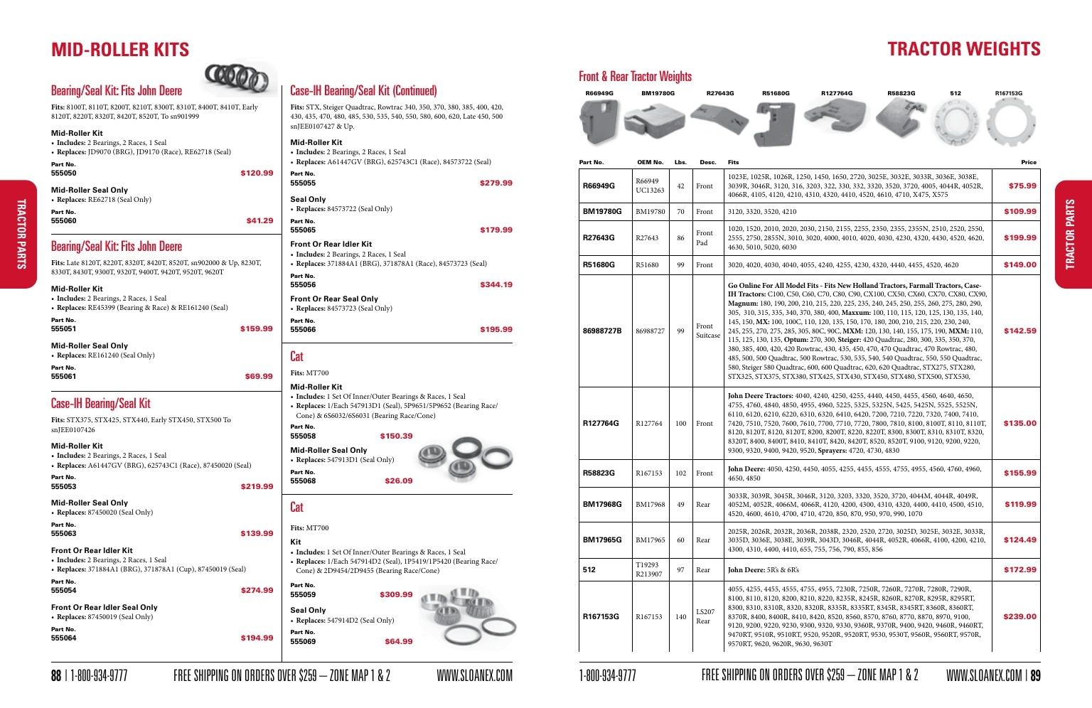 Sloan Express Agricultural Parts Catalog Weekly Ad January 1 - December 31, 2026