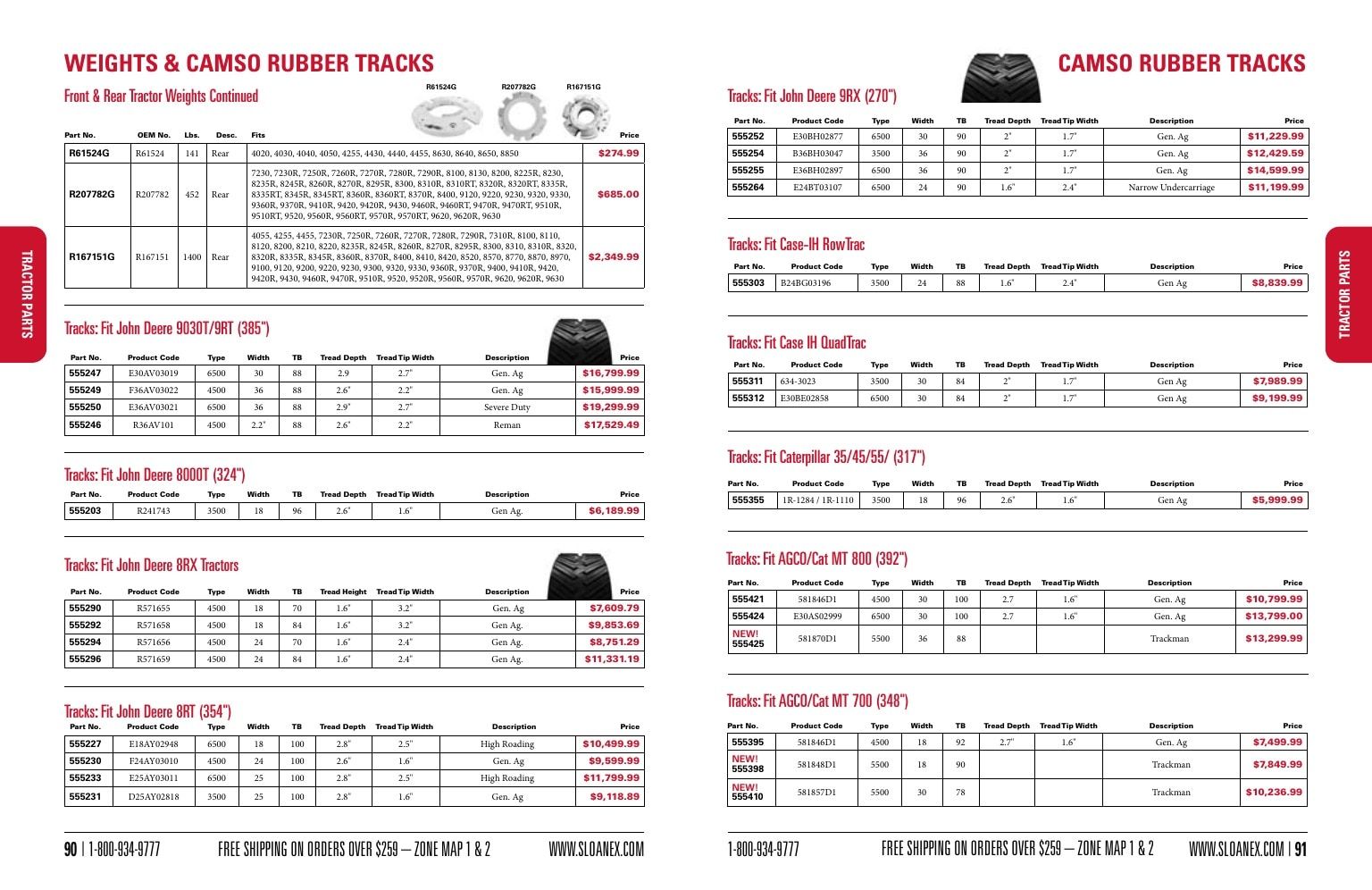 Sloan Express Agricultural Parts Catalog Weekly Ad January 1 - December 31, 2026
