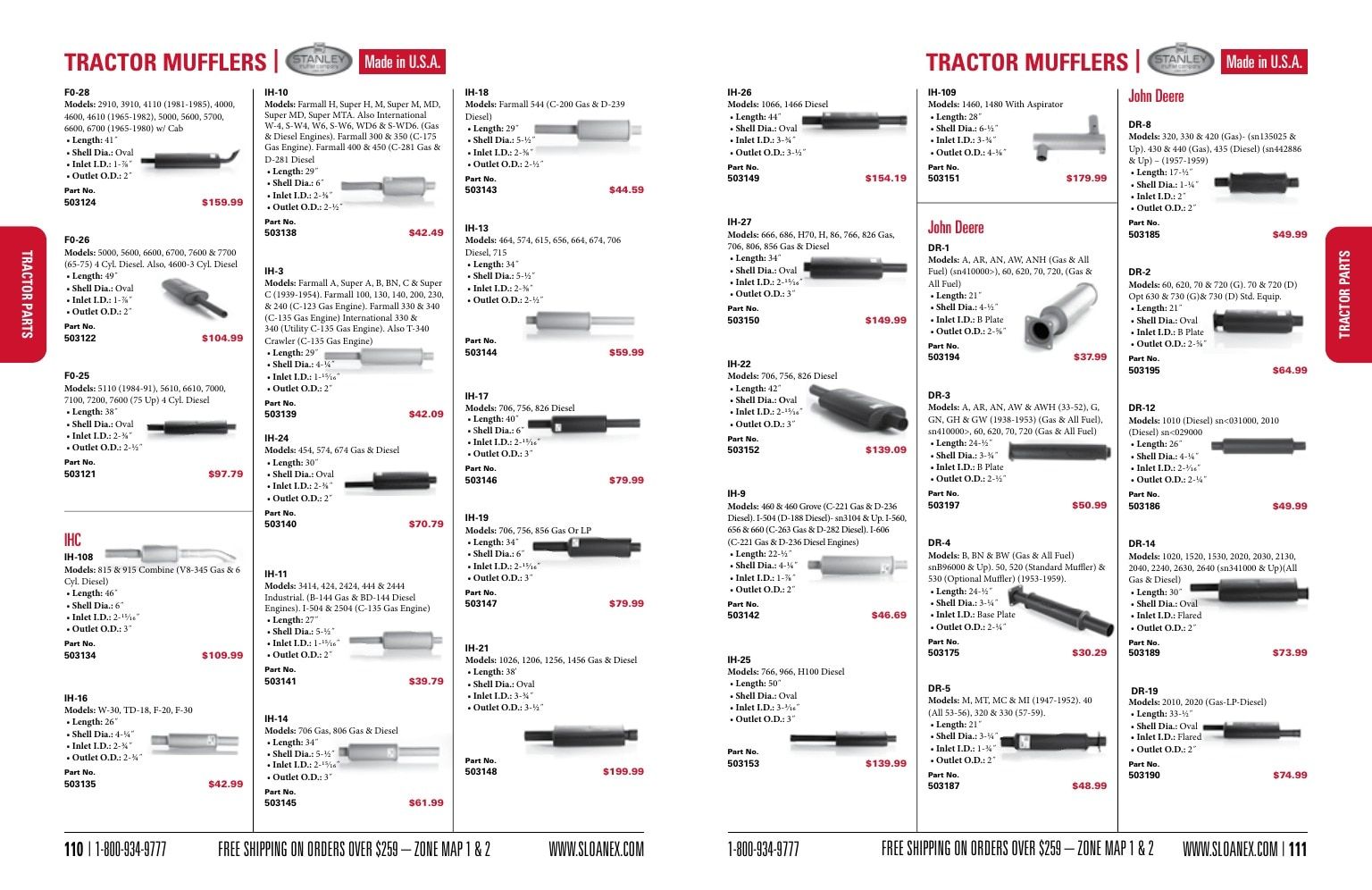 Sloan Express Agricultural Parts Catalog Weekly Ad January 1 - December 31, 2026
