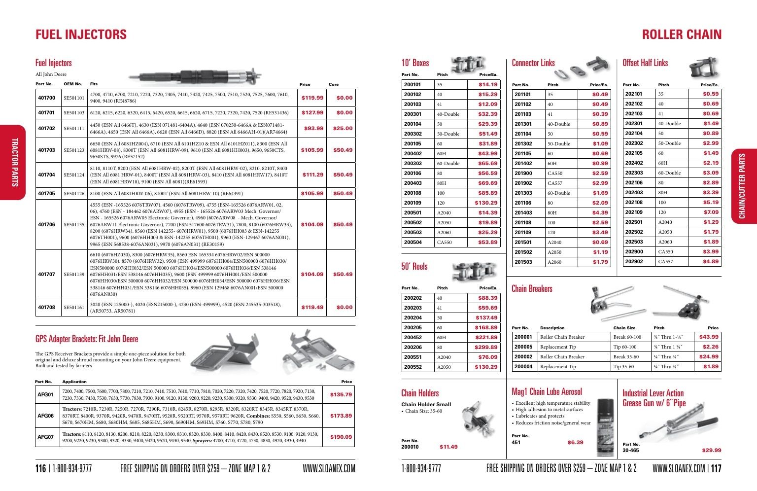 Sloan Express Agricultural Parts Catalog Weekly Ad January 1 - December 31, 2026