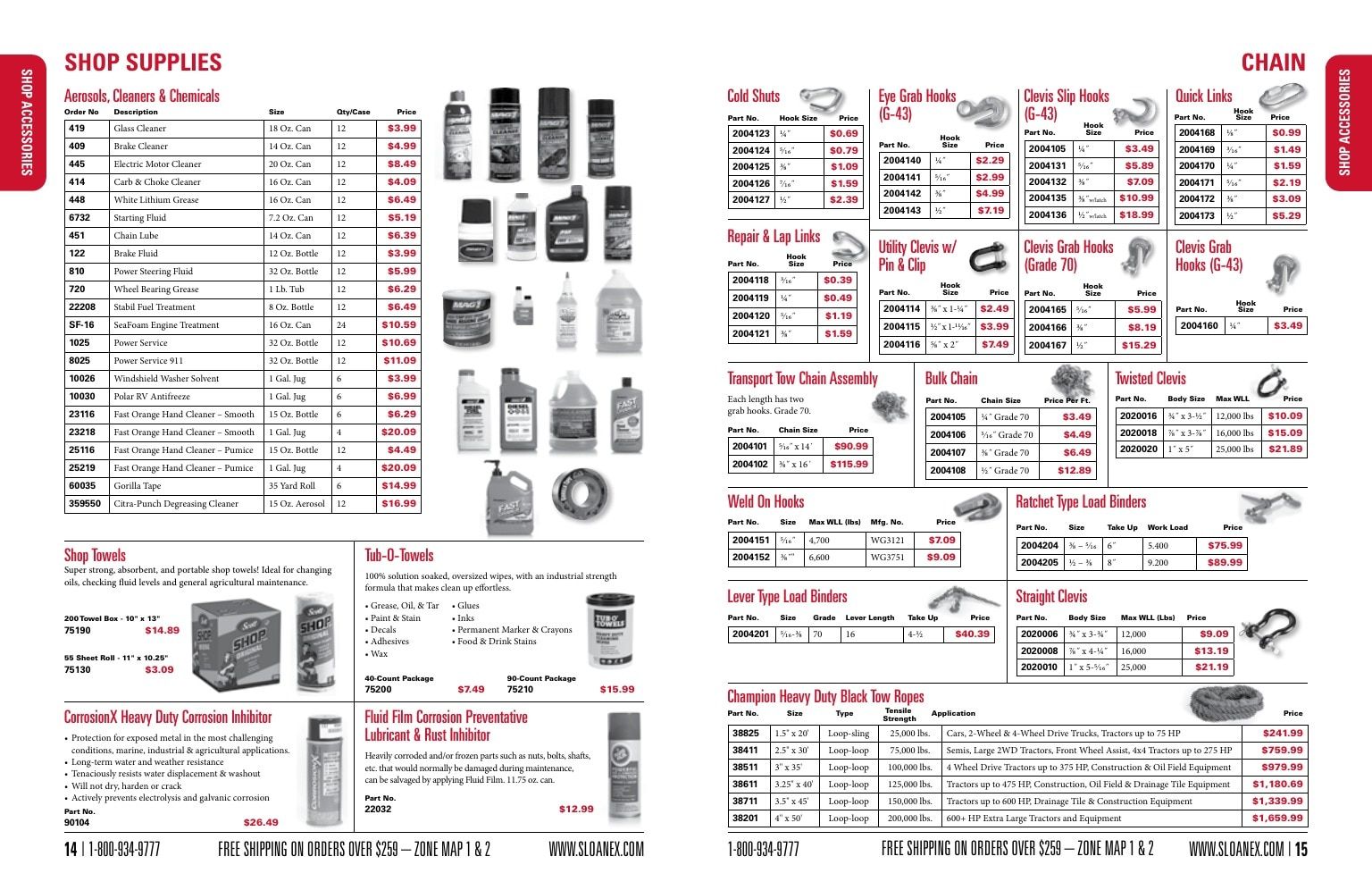 Sloan Express Agricultural Parts Catalog Weekly Ad January 1 - December 31, 2026