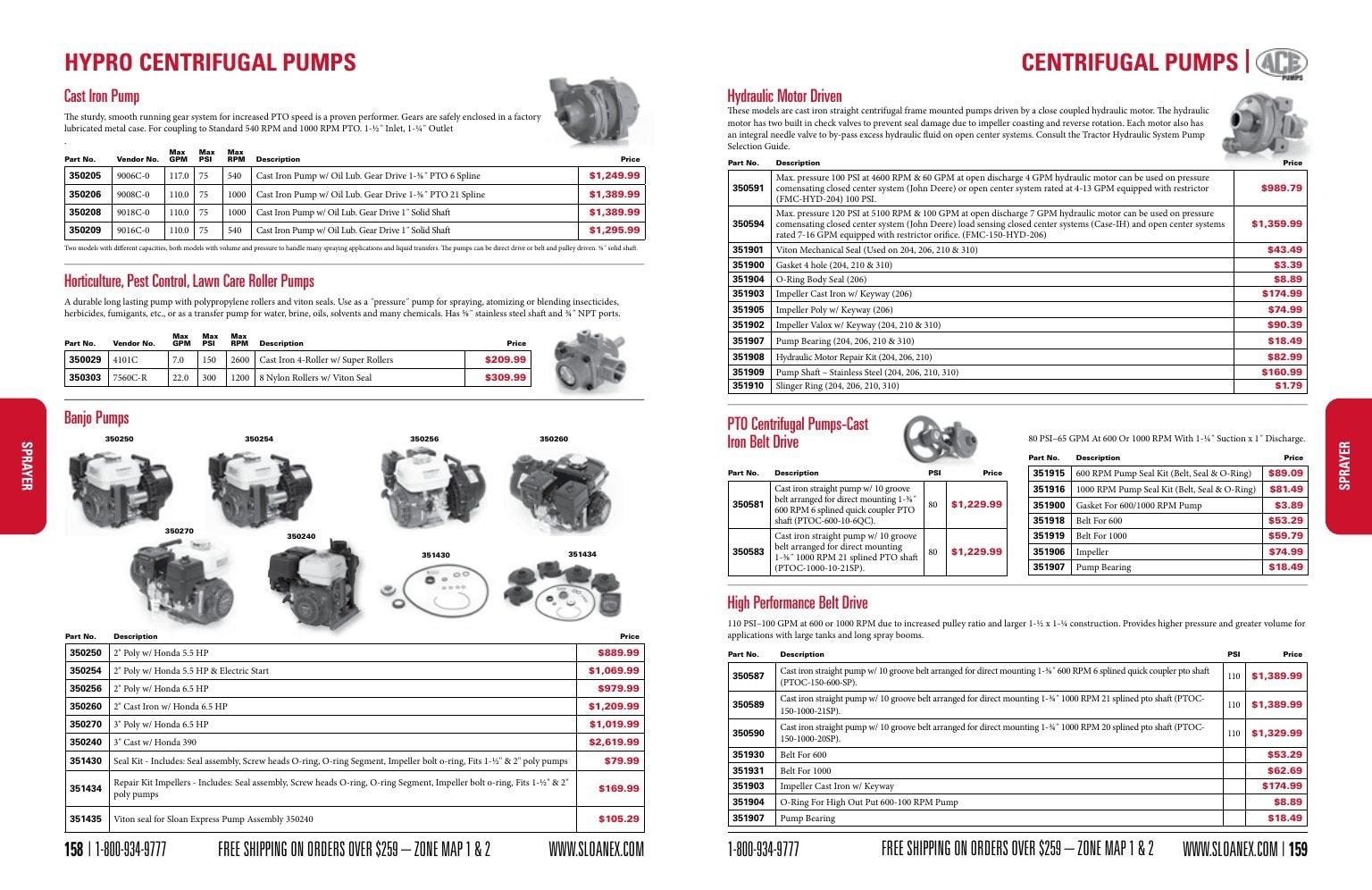 Sloan Express Agricultural Parts Catalog Weekly Ad January 1 - December 31, 2026