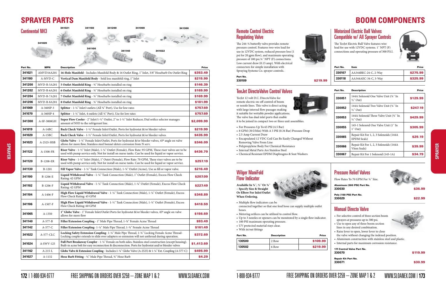 Sloan Express Agricultural Parts Catalog Weekly Ad January 1 - December 31, 2026