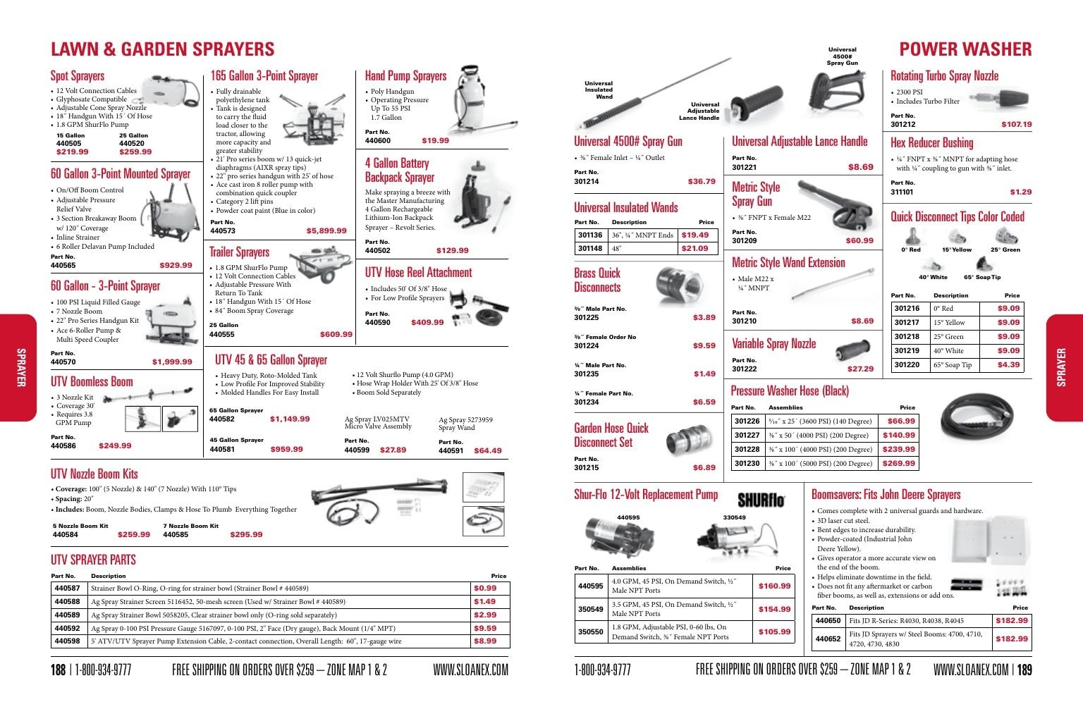 Sloan Express Agricultural Parts Catalog Weekly Ad January 1 - December 31, 2026