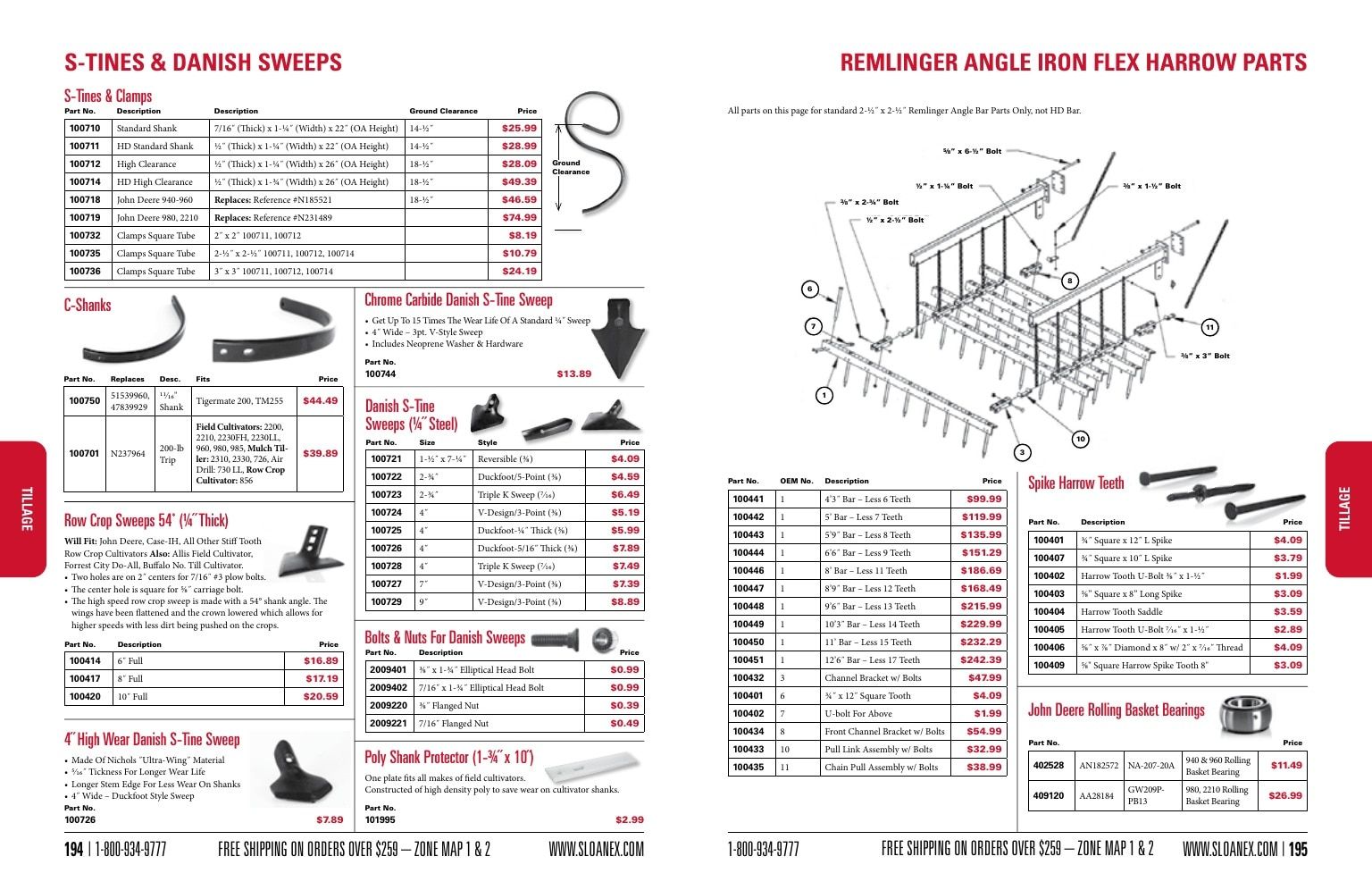 Sloan Express Agricultural Parts Catalog Weekly Ad January 1 - December 31, 2026