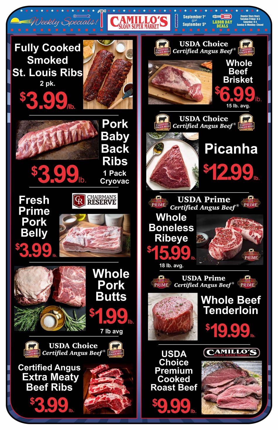 Sloan Super Market Weekly Ad August 30 - September 5, 2026
