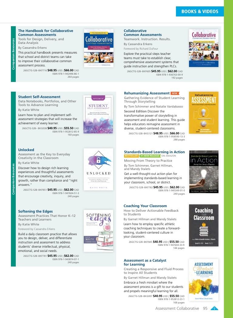 Solution Tree Education Resources Catalog Weekly Ad January 1 - December 31, 2026