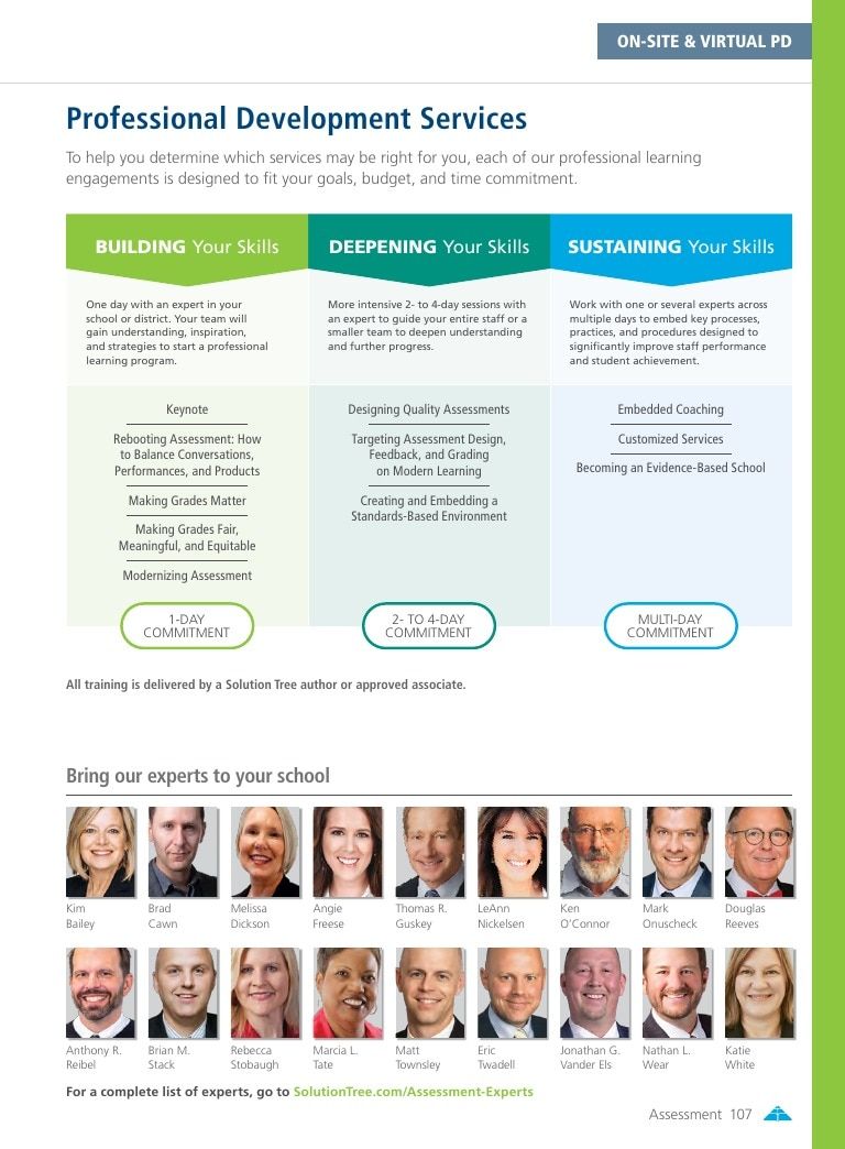 Solution Tree Education Resources Catalog Weekly Ad January 1 - December 31, 2026