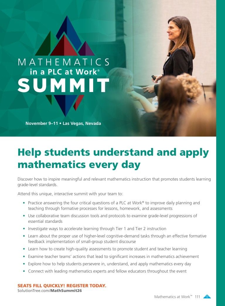 Solution Tree Education Resources Catalog Weekly Ad January 1 - December 31, 2026