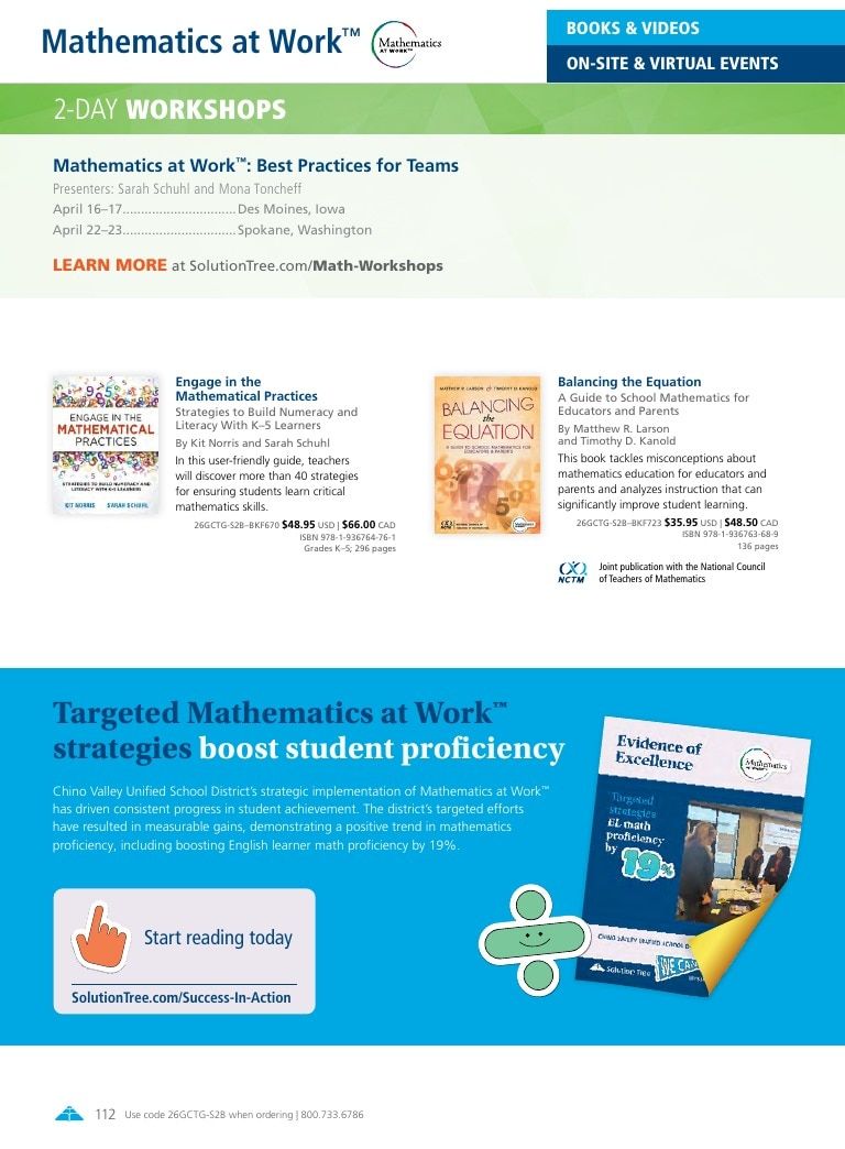 Solution Tree Education Resources Catalog Weekly Ad January 1 - December 31, 2026