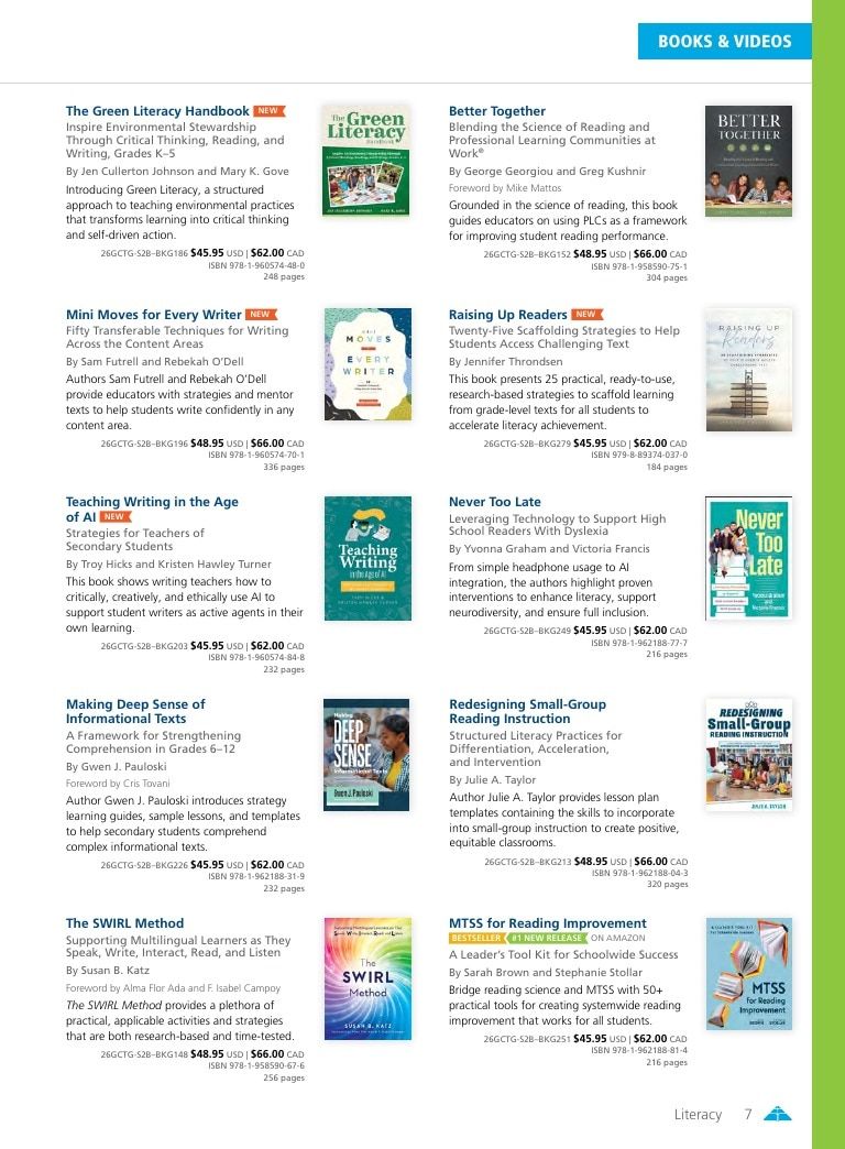 Solution Tree Education Resources Catalog Weekly Ad January 1 - December 31, 2026
