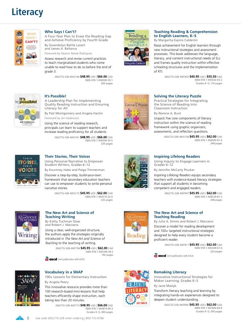 Solution Tree Education Resources Catalog Weekly Ad January 1 - December 31, 2026
