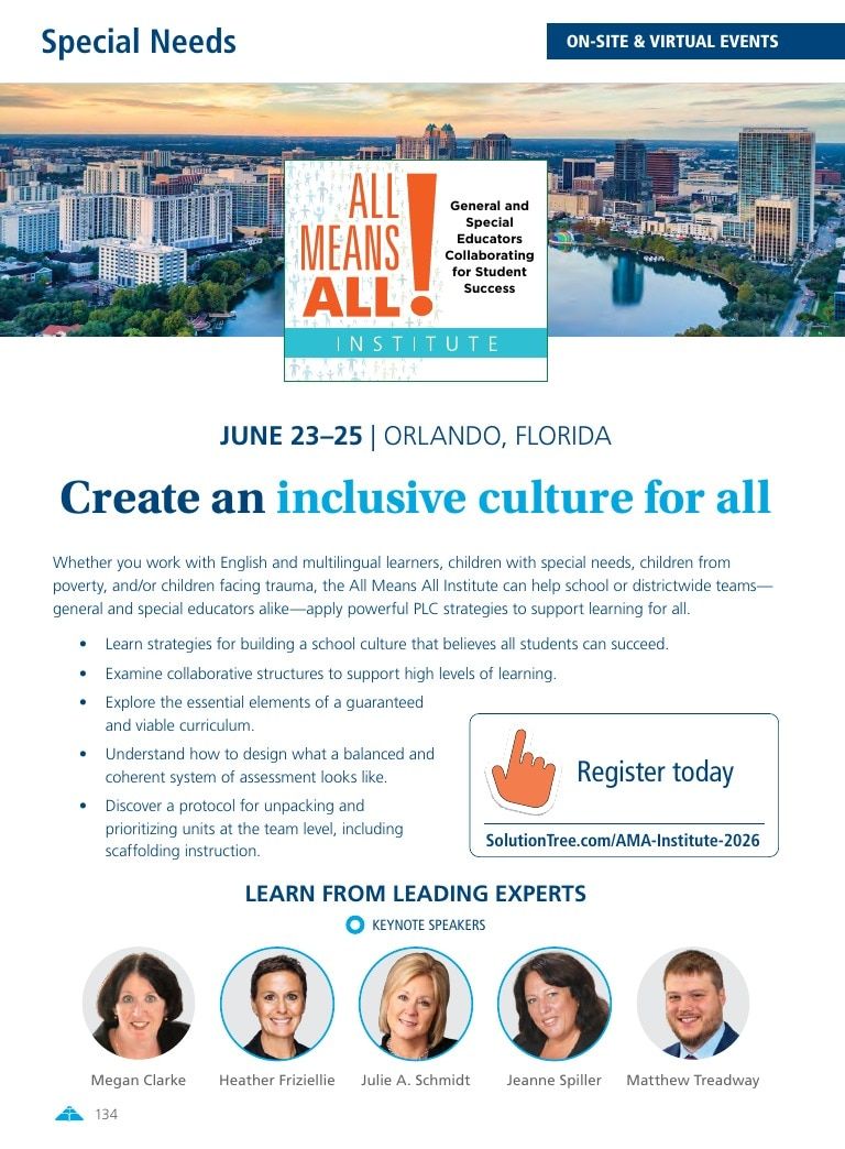 Solution Tree Education Resources Catalog Weekly Ad January 1 - December 31, 2026