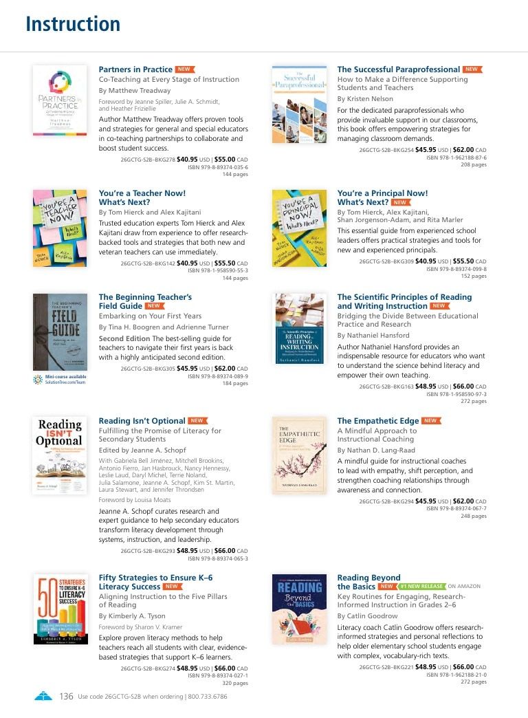 Solution Tree Education Resources Catalog Weekly Ad January 1 - December 31, 2026