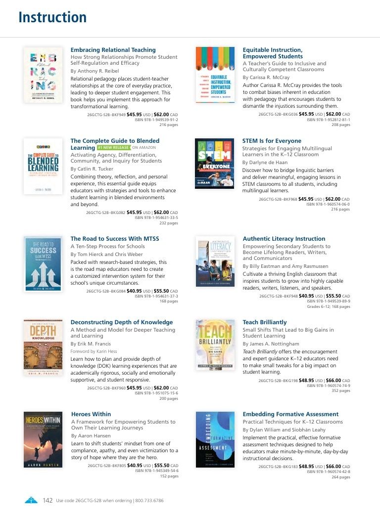 Solution Tree Education Resources Catalog Weekly Ad January 1 - December 31, 2026