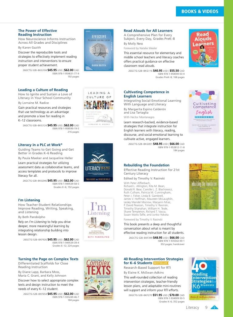 Solution Tree Education Resources Catalog Weekly Ad January 1 - December 31, 2026