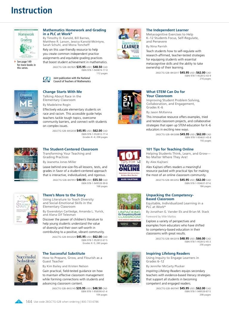 Solution Tree Education Resources Catalog Weekly Ad January 1 - December 31, 2026