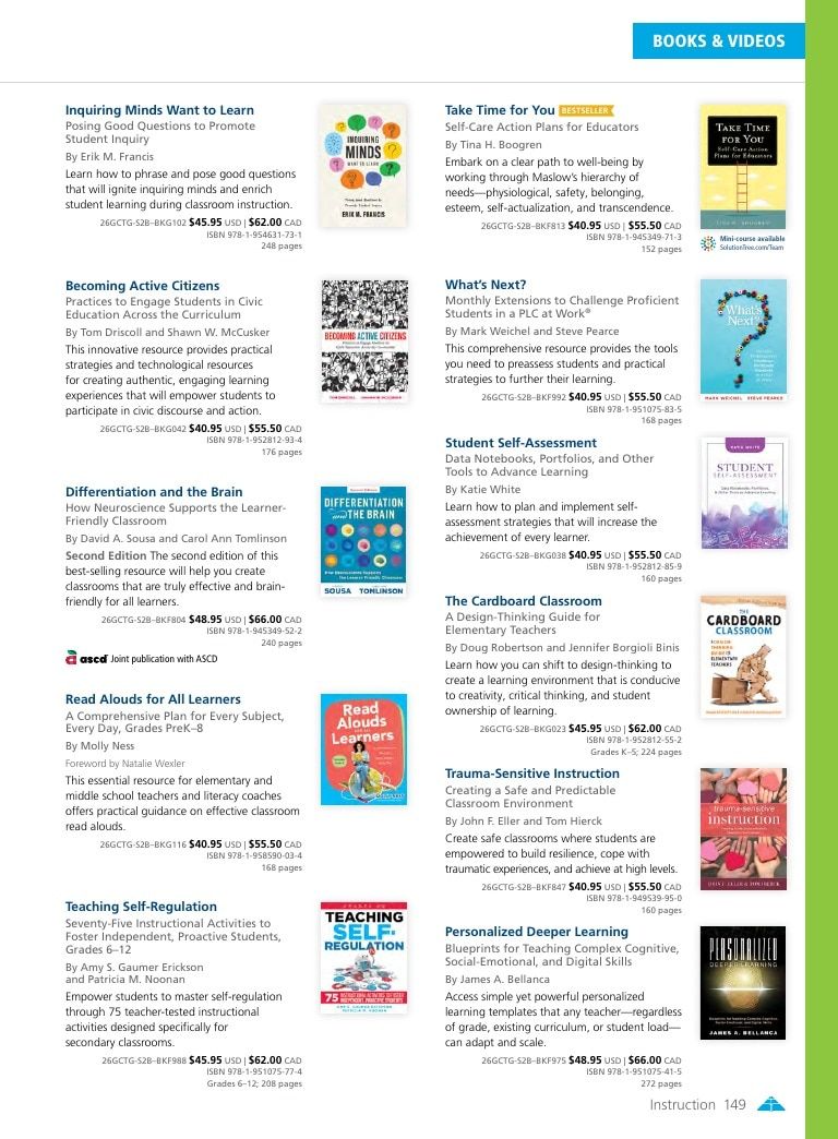 Solution Tree Education Resources Catalog Weekly Ad January 1 - December 31, 2026