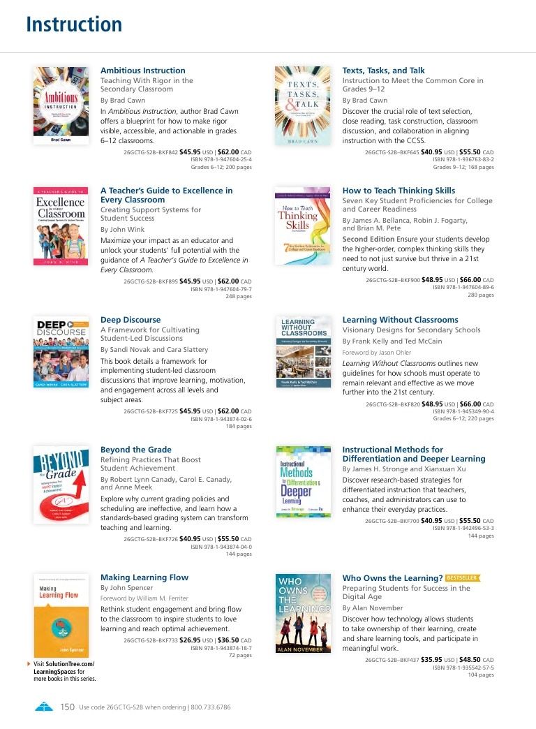 Solution Tree Education Resources Catalog Weekly Ad January 1 - December 31, 2026