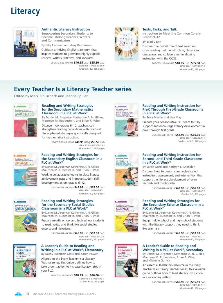 Solution Tree Education Resources Catalog Weekly Ad January 1 - December 31, 2026