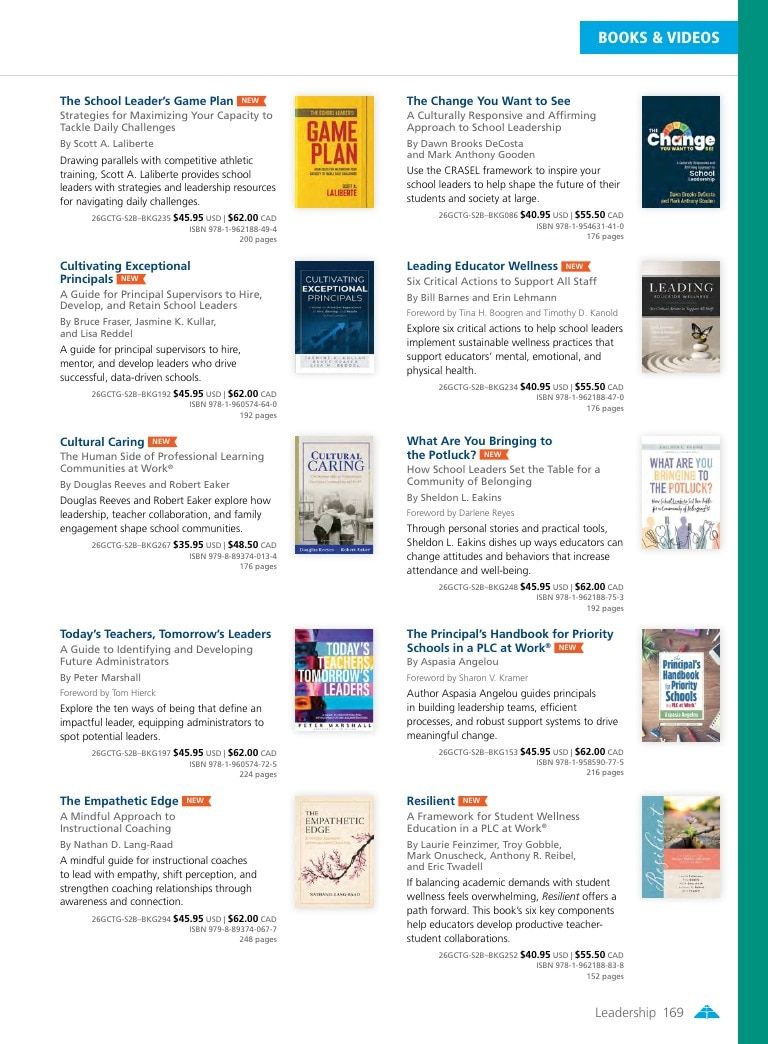 Solution Tree Education Resources Catalog Weekly Ad January 1 - December 31, 2026