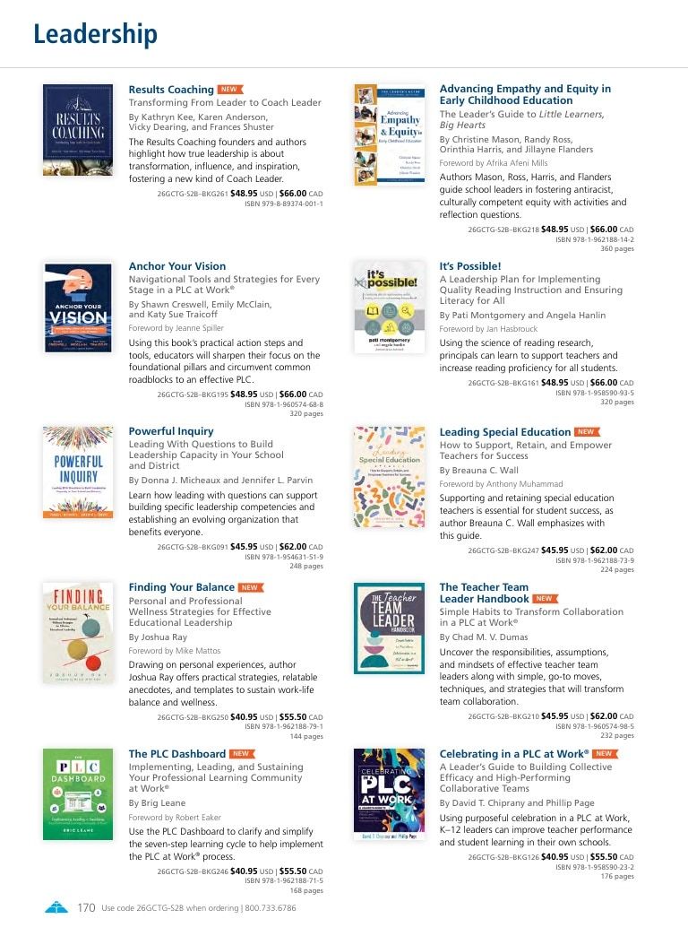Solution Tree Education Resources Catalog Weekly Ad January 1 - December 31, 2026