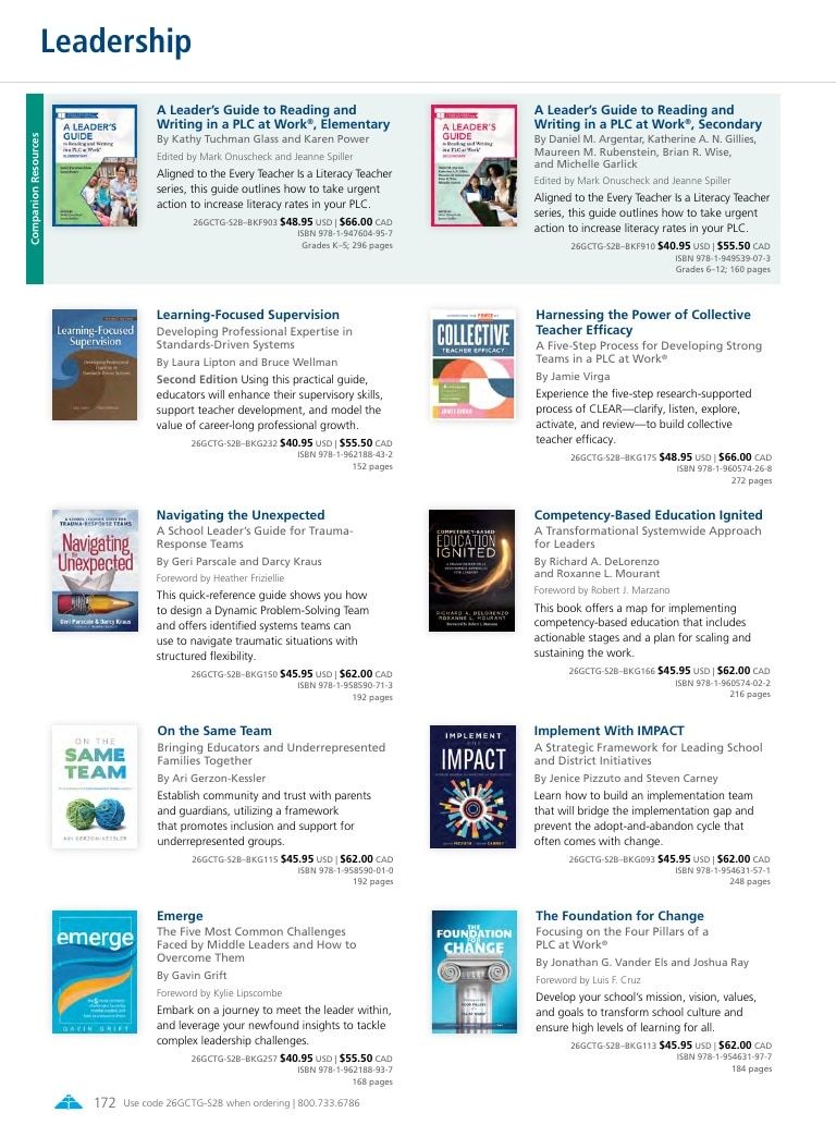 Solution Tree Education Resources Catalog Weekly Ad January 1 - December 31, 2026