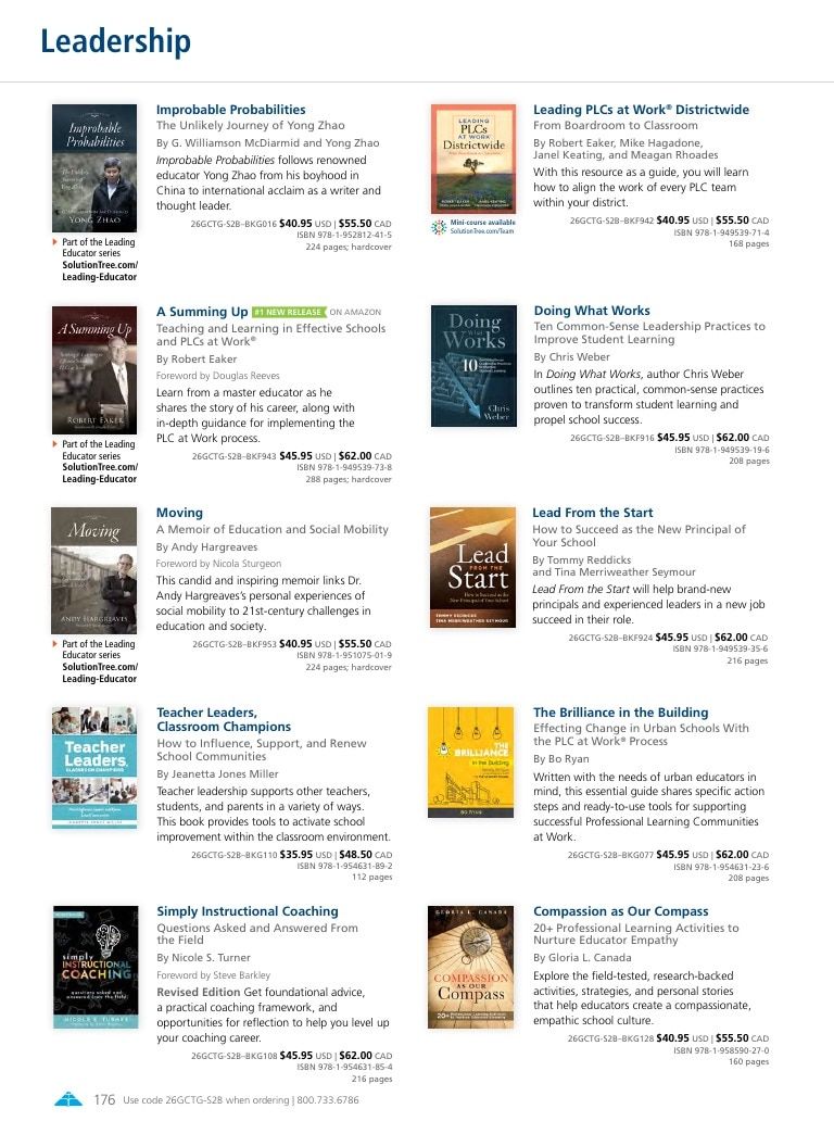 Solution Tree Education Resources Catalog Weekly Ad January 1 - December 31, 2026