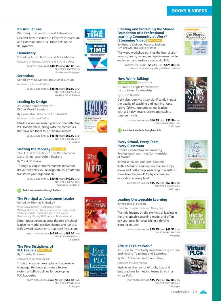 Solution Tree Education Resources Catalog Weekly Ad January 1 - December 31, 2026