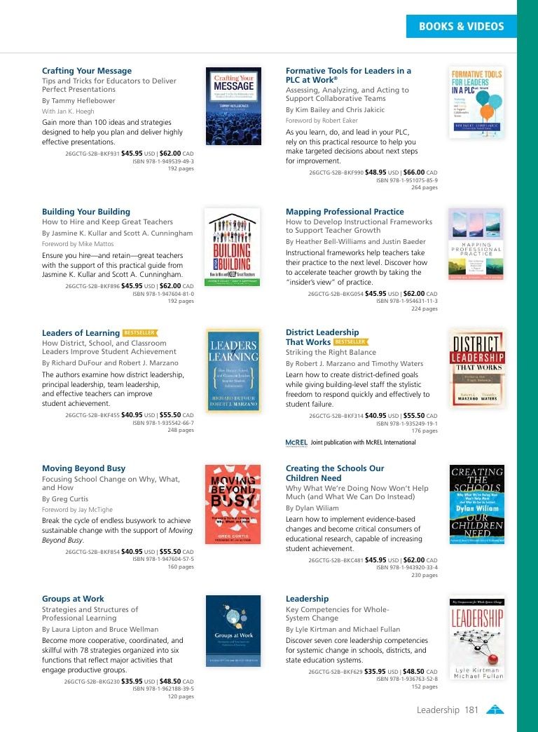 Solution Tree Education Resources Catalog Weekly Ad January 1 - December 31, 2026