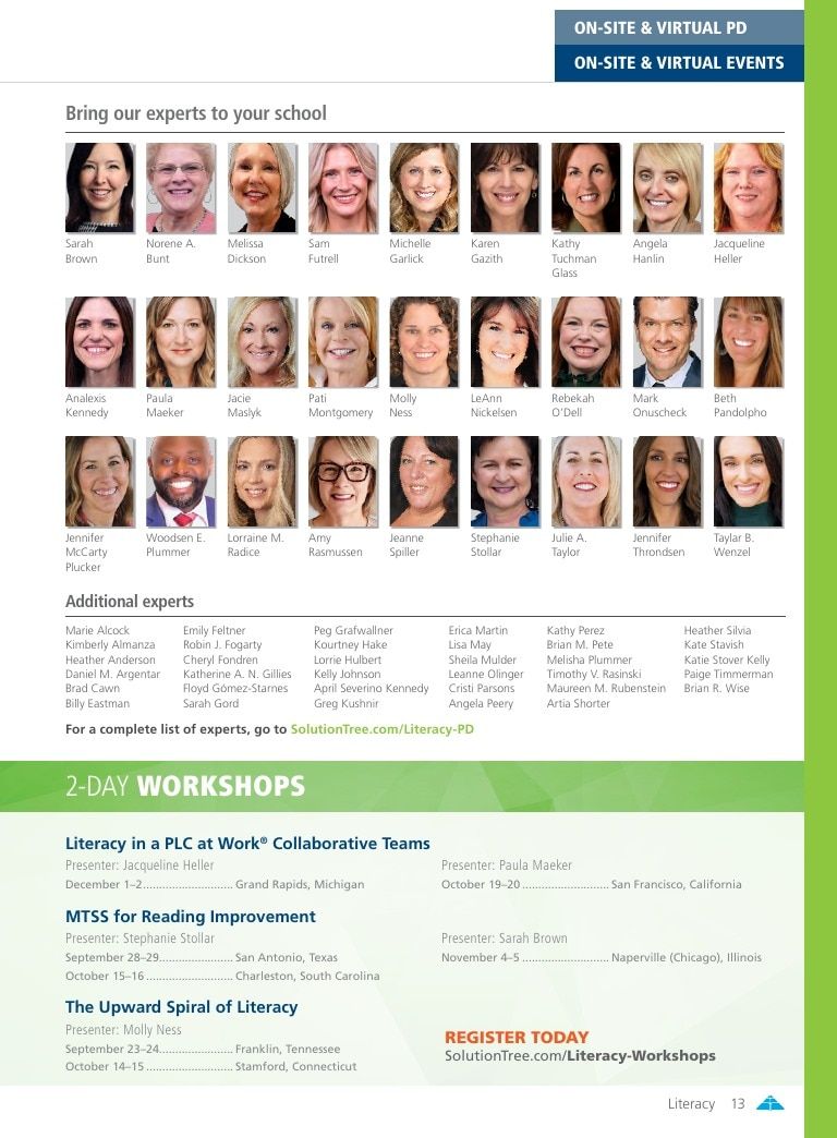 Solution Tree Education Resources Catalog Weekly Ad January 1 - December 31, 2026