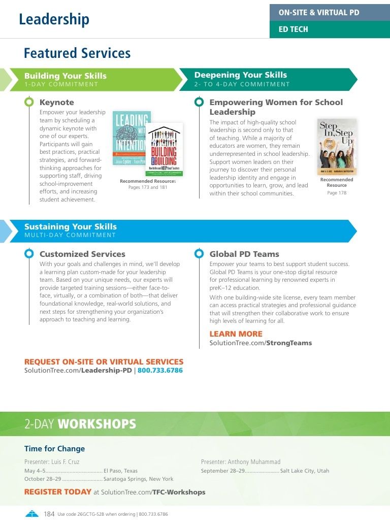 Solution Tree Education Resources Catalog Weekly Ad January 1 - December 31, 2026