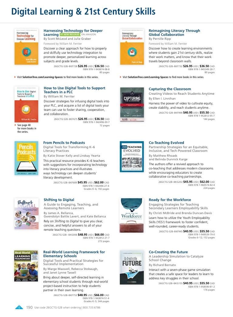 Solution Tree Education Resources Catalog Weekly Ad January 1 - December 31, 2026