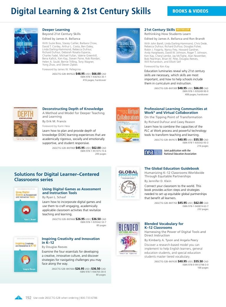 Solution Tree Education Resources Catalog Weekly Ad January 1 - December 31, 2026