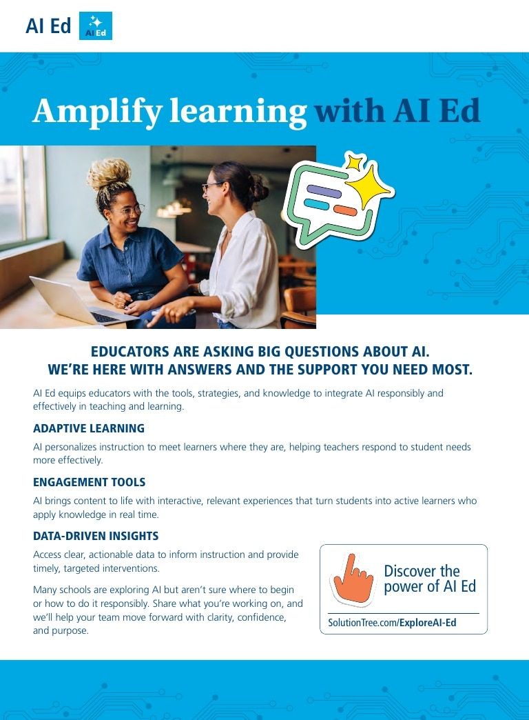 Solution Tree Education Resources Catalog Weekly Ad January 1 - December 31, 2026