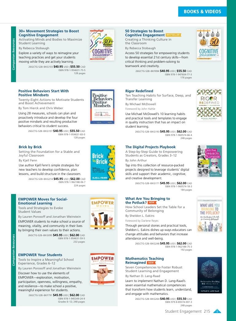 Solution Tree Education Resources Catalog Weekly Ad January 1 - December 31, 2026