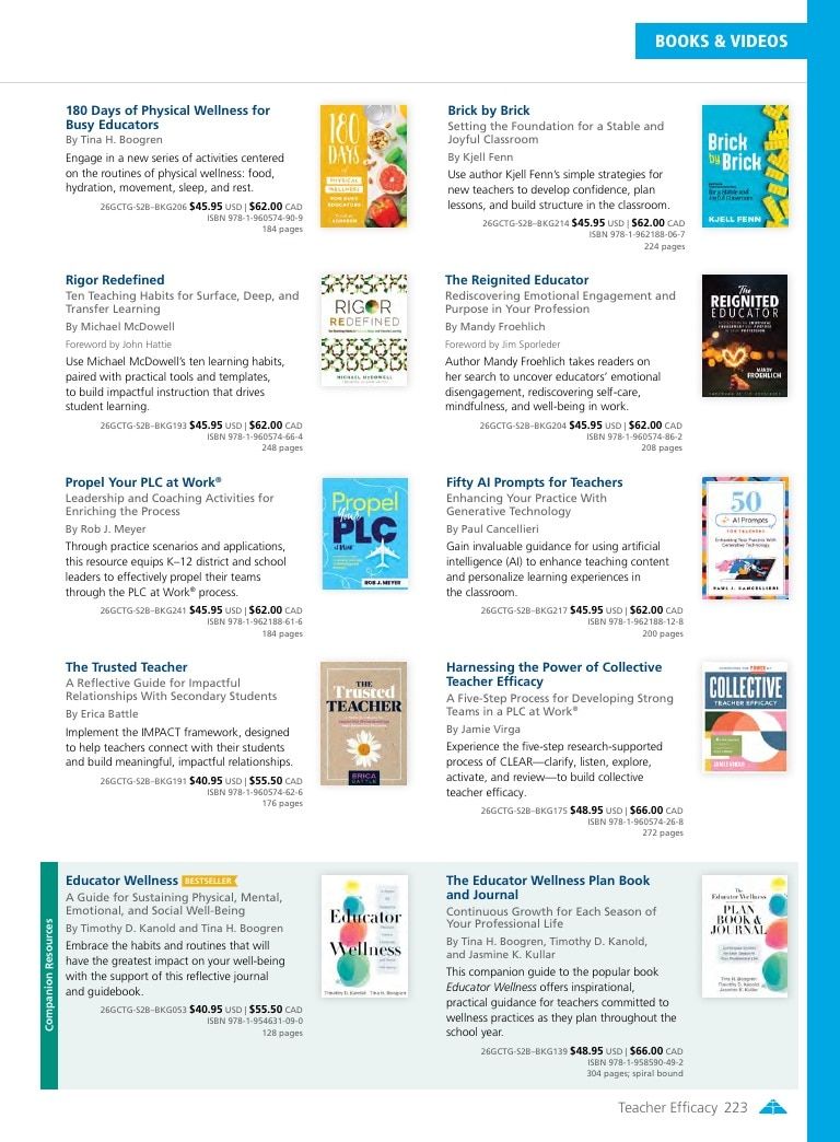 Solution Tree Education Resources Catalog Weekly Ad January 1 - December 31, 2026