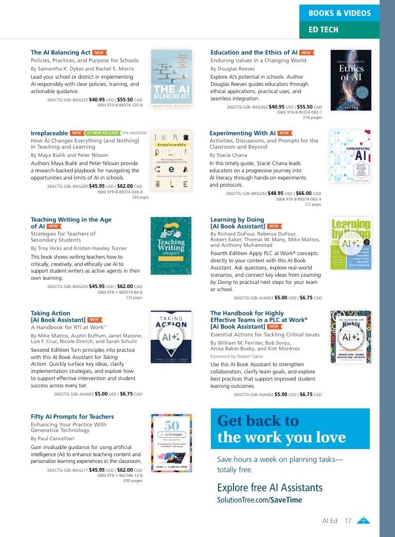 Solution Tree Education Resources Catalog Weekly Ad January 1 - December 31, 2026