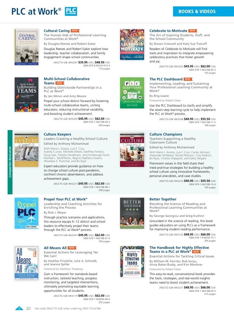 Solution Tree Education Resources Catalog Weekly Ad January 1 - December 31, 2026
