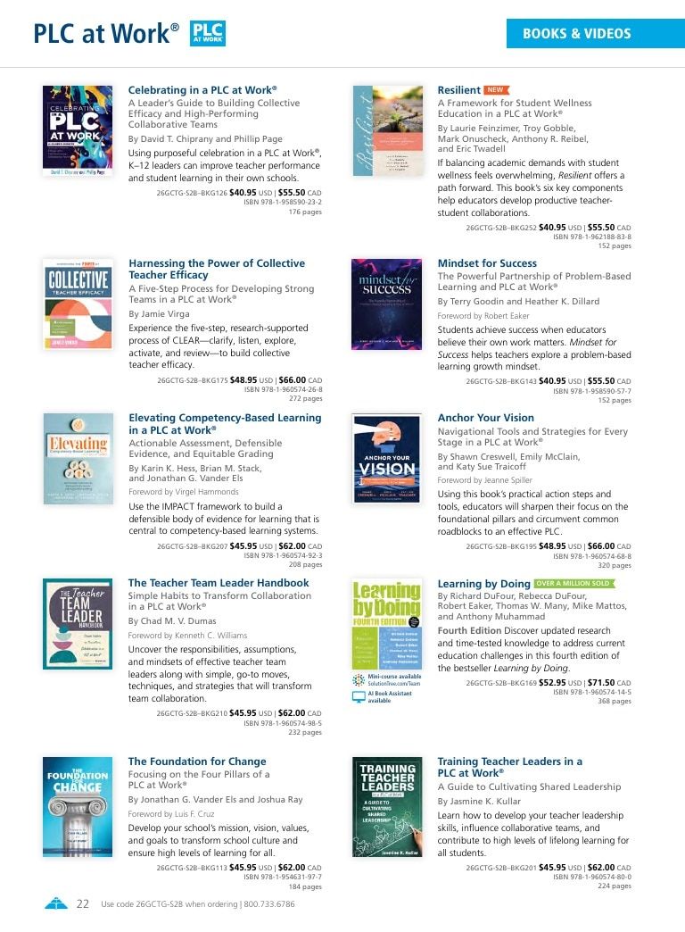 Solution Tree Education Resources Catalog Weekly Ad January 1 - December 31, 2026