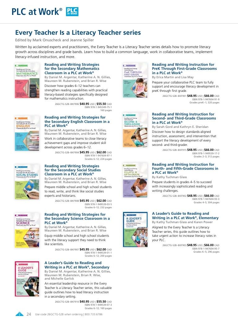 Solution Tree Education Resources Catalog Weekly Ad January 1 - December 31, 2026