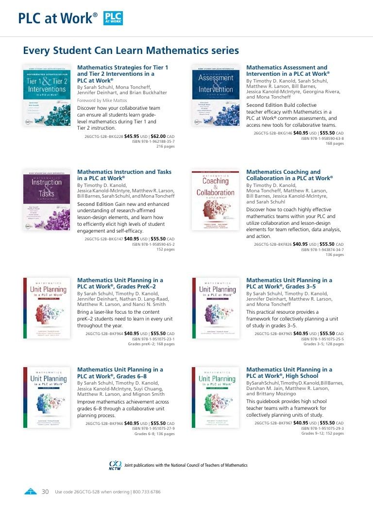 Solution Tree Education Resources Catalog Weekly Ad January 1 - December 31, 2026