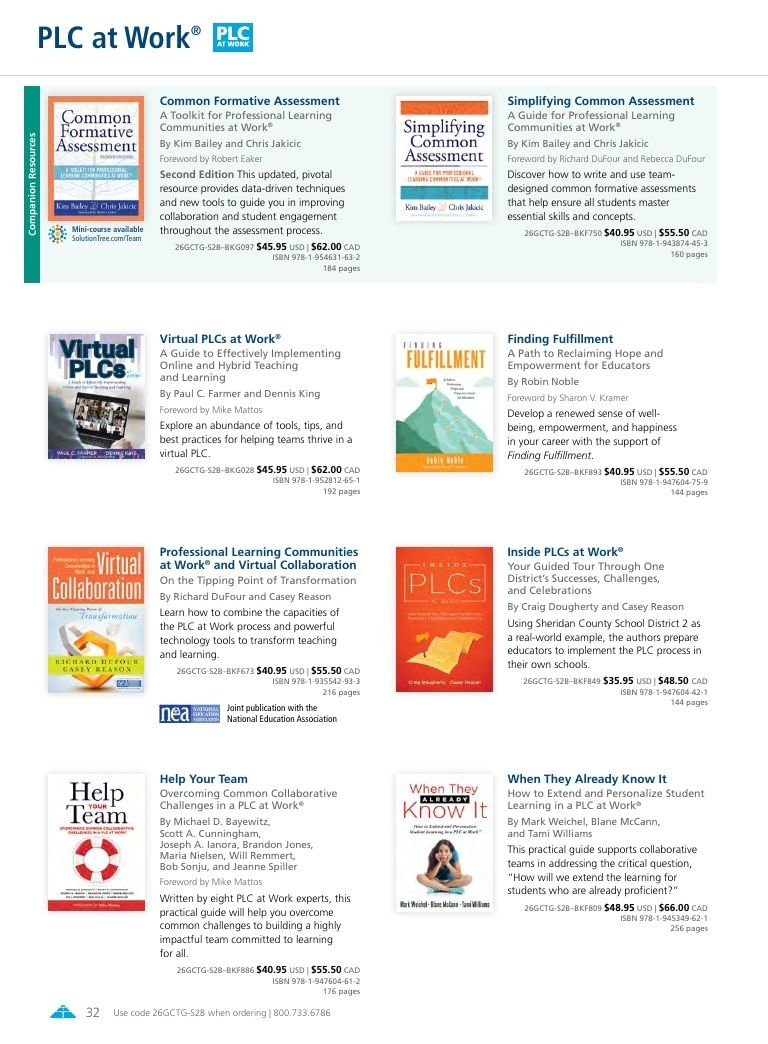Solution Tree Education Resources Catalog Weekly Ad January 1 - December 31, 2026